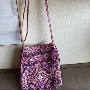 Vera Bradley Triple Zip Hipster in Dream Tapestry